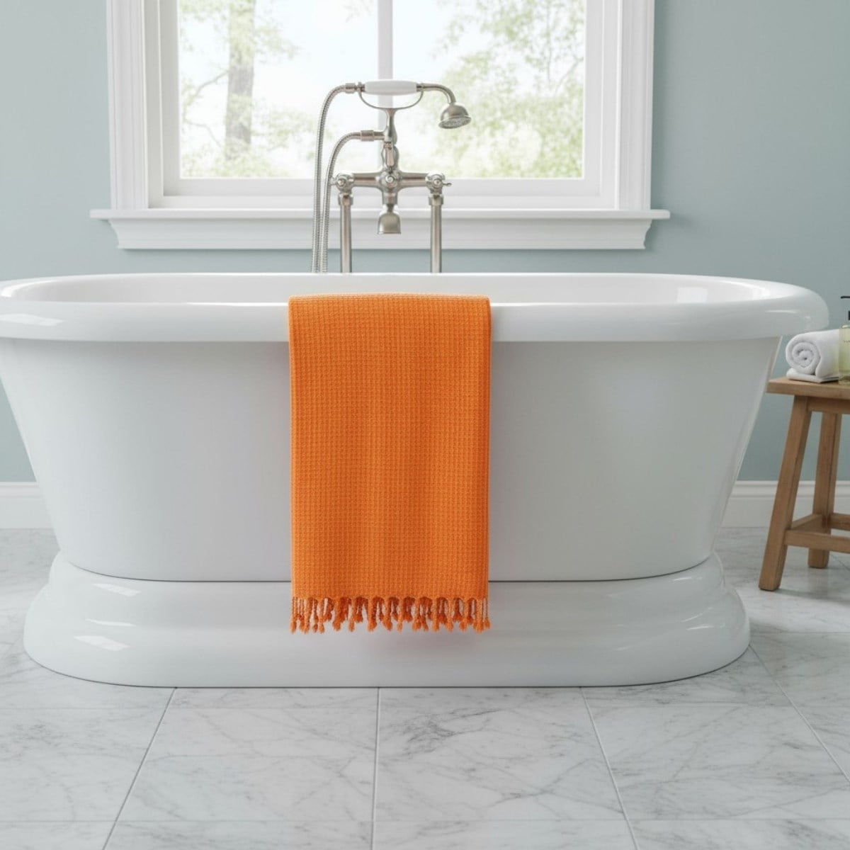 Ray Stone Washed Peshtemal Orange