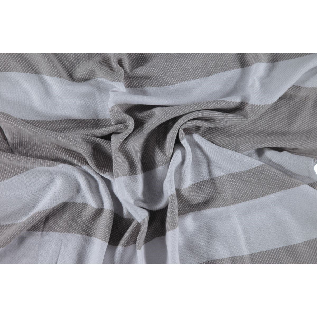 Soho Peshtemal White - Taupe
