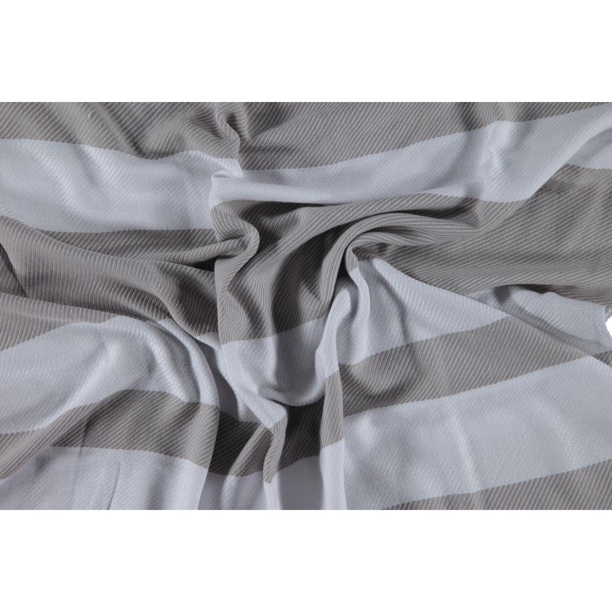 Soho Peshtemal White - Taupe