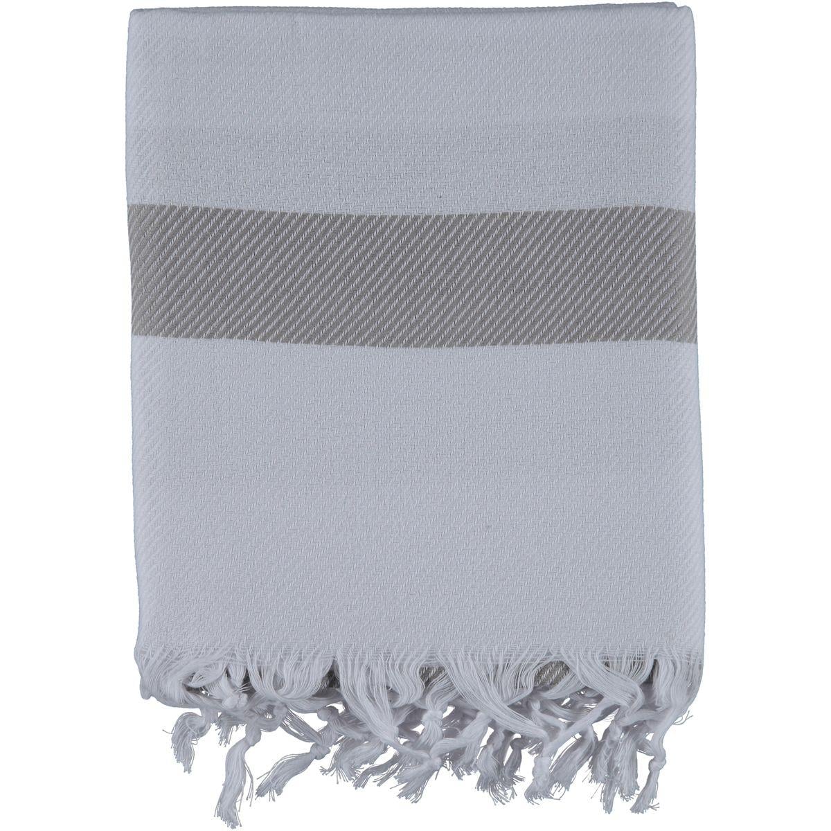 Soho Peshtemal White - Taupe