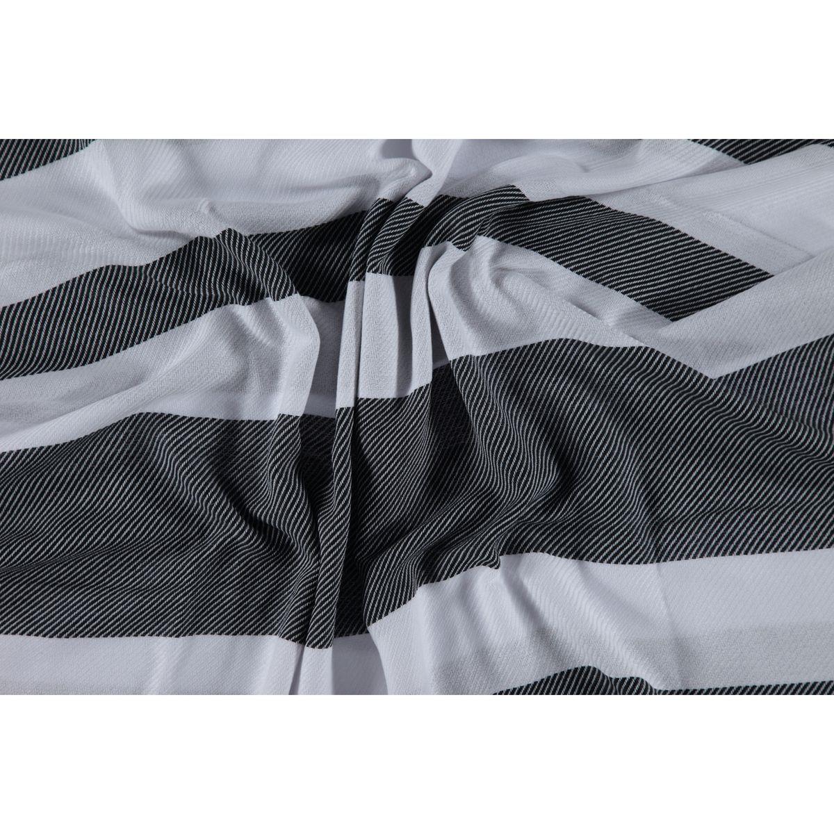 Soho Peshtemal White - Black