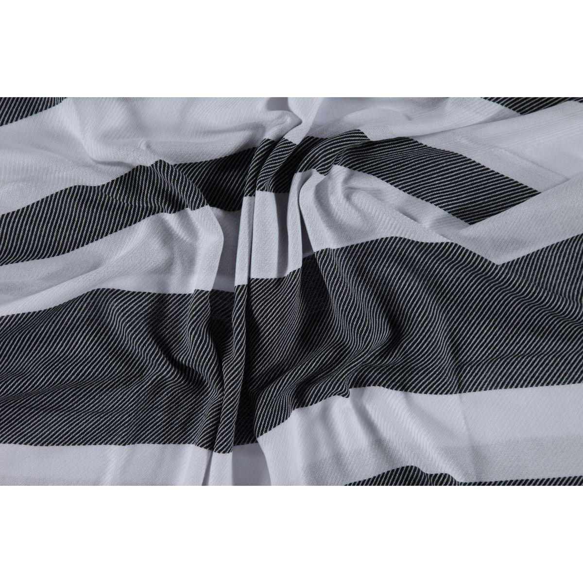 Soho Peshtemal White - Black