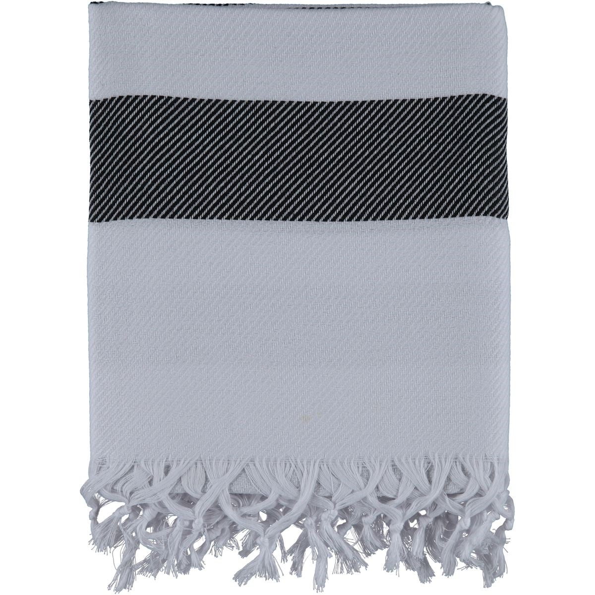 Soho Peshtemal White - Black