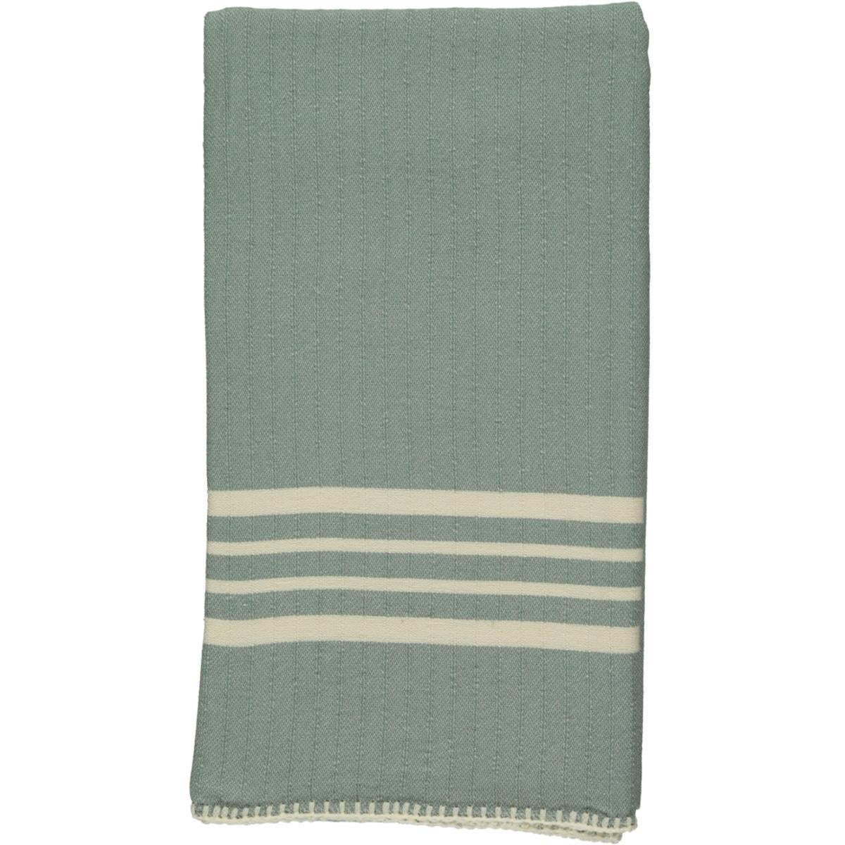 Sultan Stitched Peshtemal Almond Green