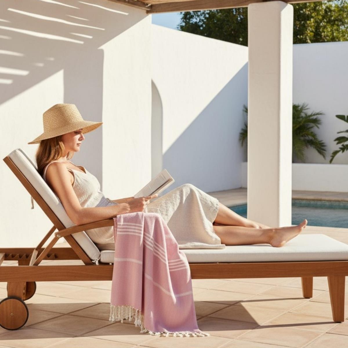 Sultan CP Peshtemal Rose Pink