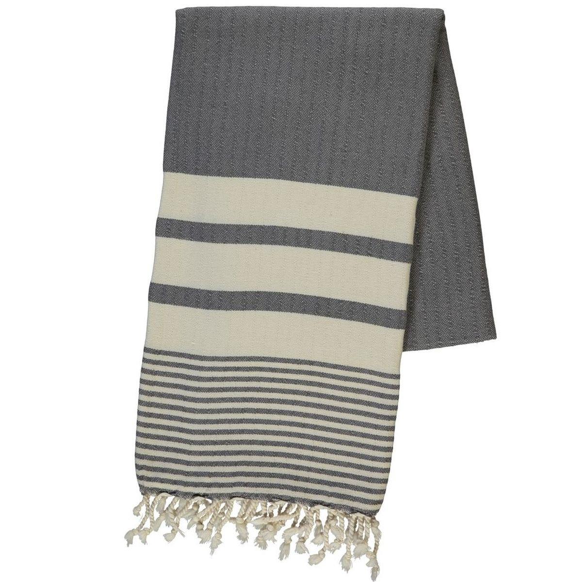 Nature Peshtemal Dark Grey