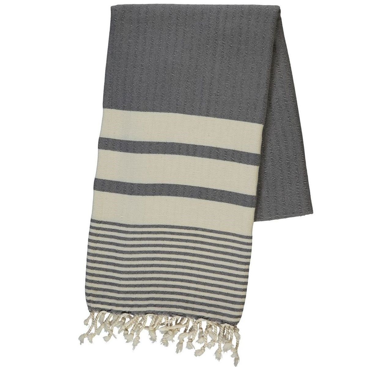 Nature Peshtemal Dark Grey