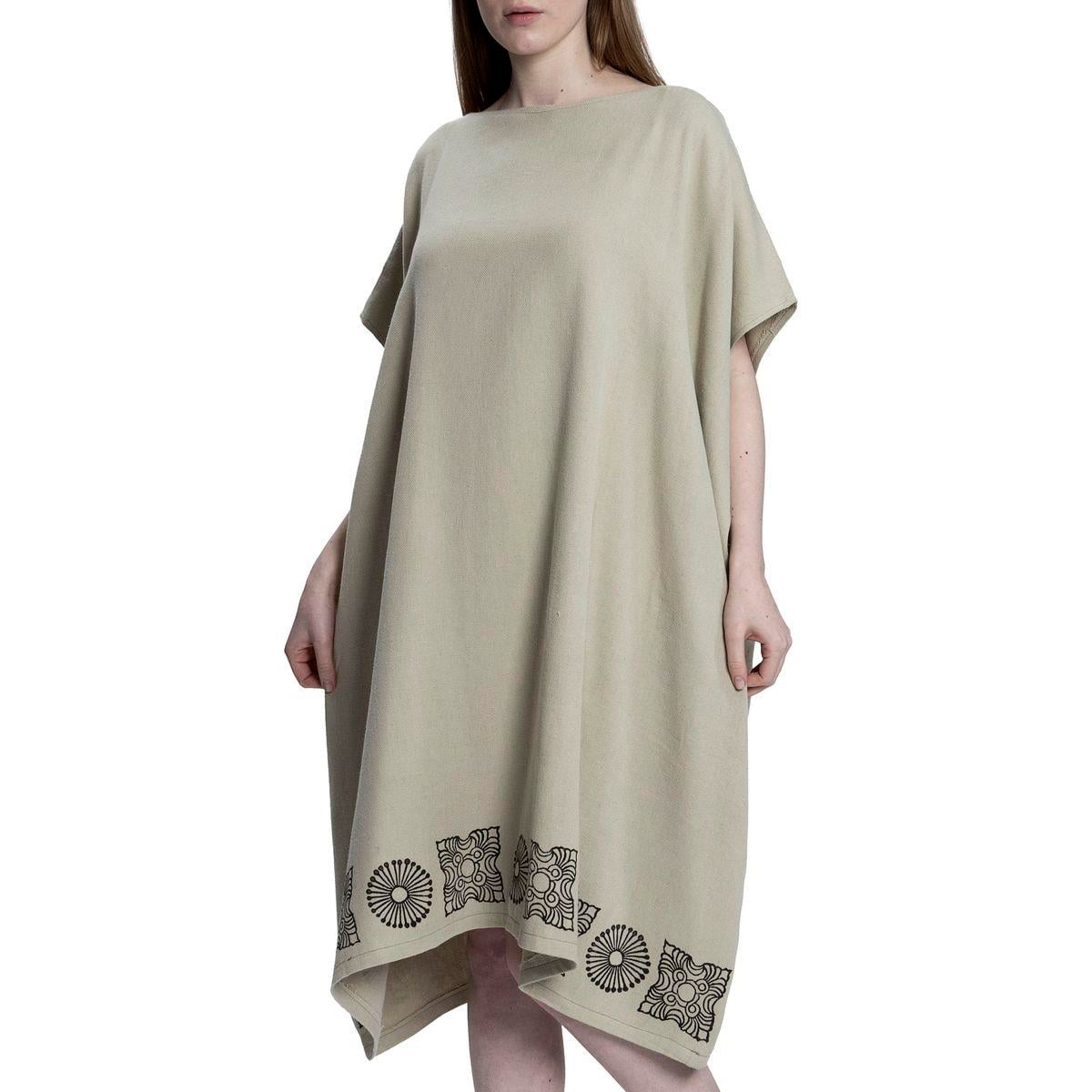 Stone Printed Dress Green