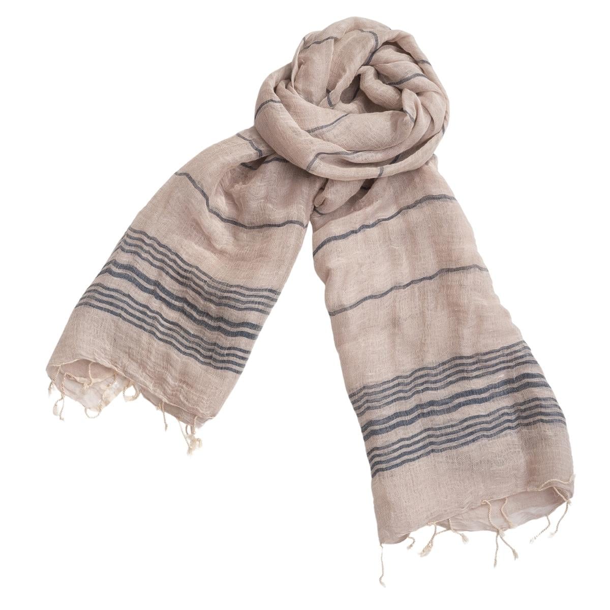 Toprak Peshtemal Taupe - Navy