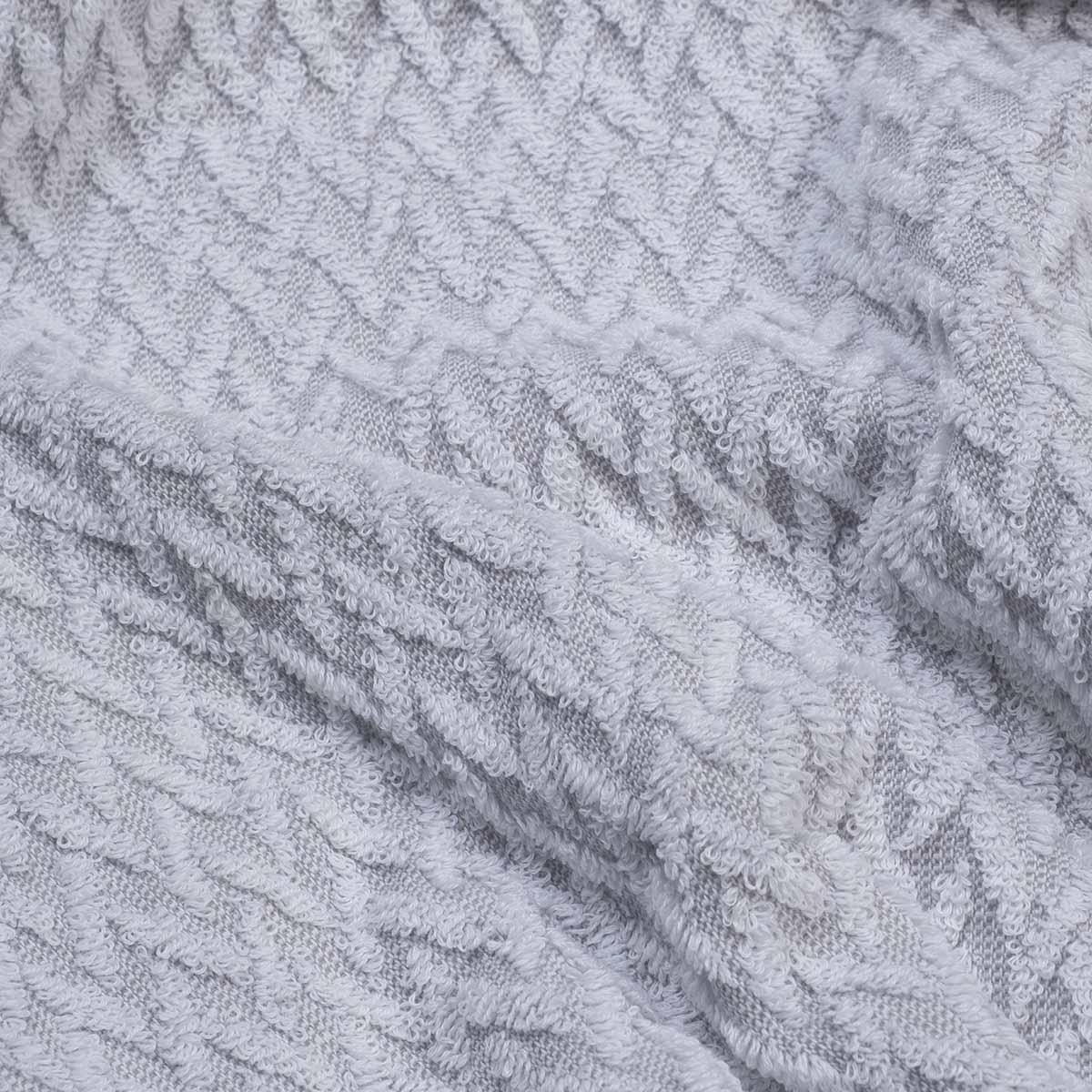 Zigzag Towel Light Grey