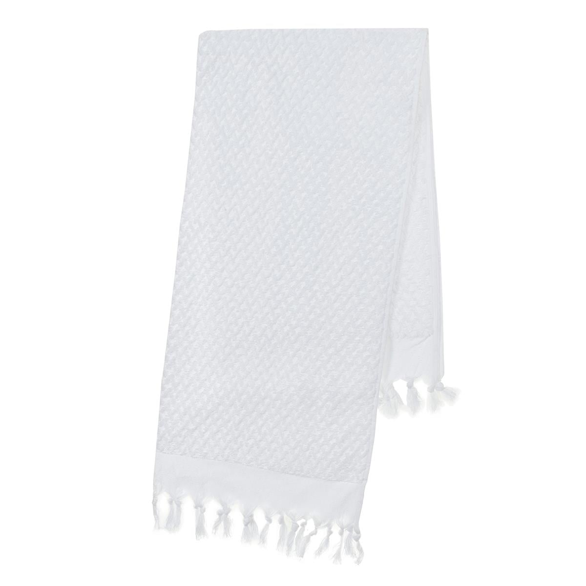 Zigzag Towel White