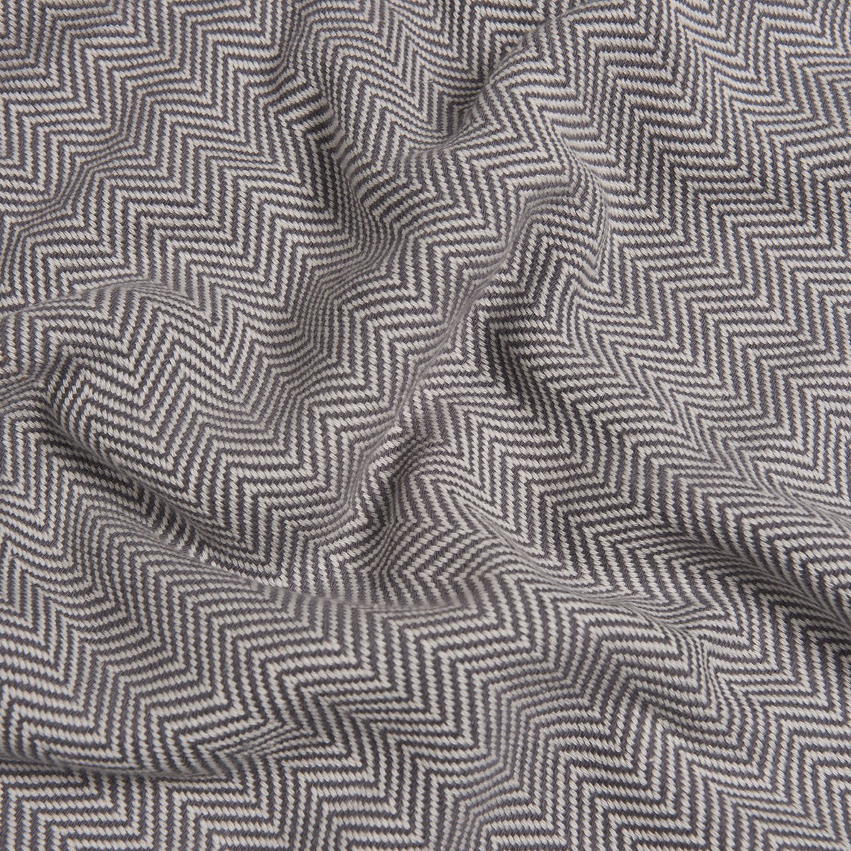 Zigzag Peshtemal Dark Grey