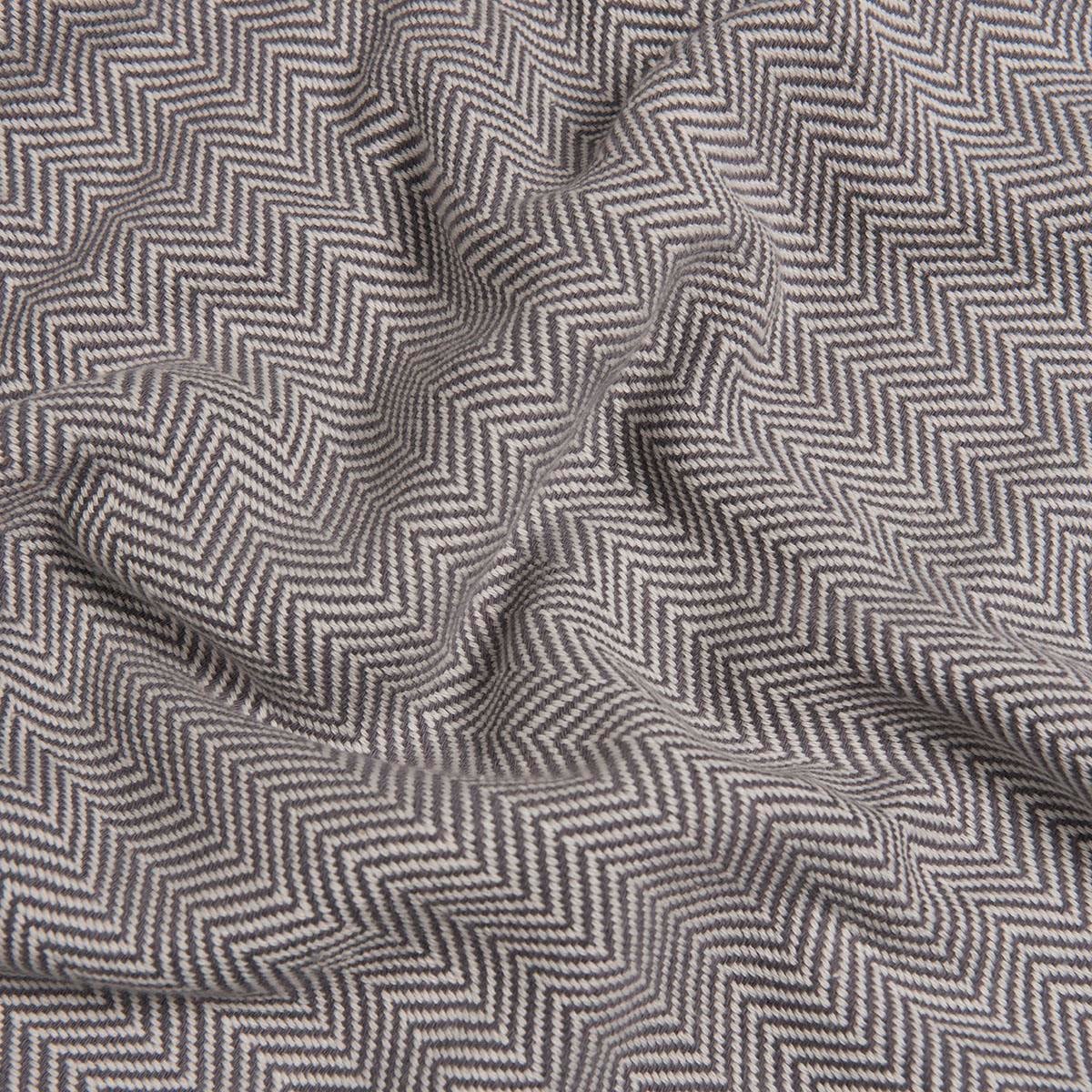 Zigzag Peshtemal Dark Grey
