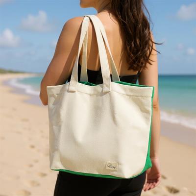 3 renkli Çanta Çanta Açık Mor - Arı Yeşil - Ham