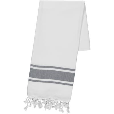 Arya Peshtemal White - Navy