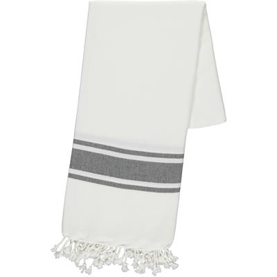 Arya Peshtemal White - Black