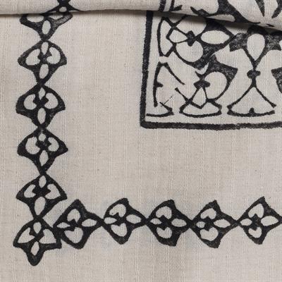 Ayana Throw Natural - Black