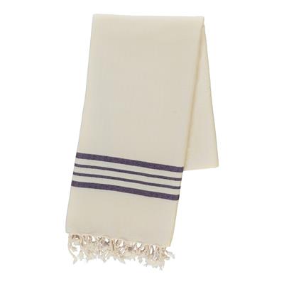 Bath & Beach Towel Krem Sultan Peshtemal Natural - Dark Purple