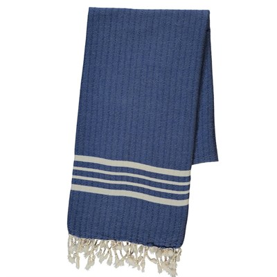 Bath & Beach Towel Krem Sultan Peshtemal Royal Blue