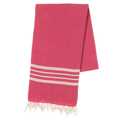 Bath & Beach Towel Krem Sultan Peştemal Fuşya
