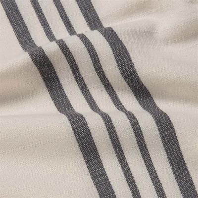 Bath & Beach Towel Krem Sultan Peshtemal Natural - Dark Grey