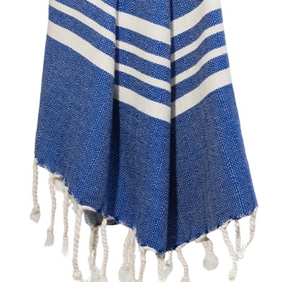 Bath & Beach Towel Krem Sultan Peshtemal Royal Blue