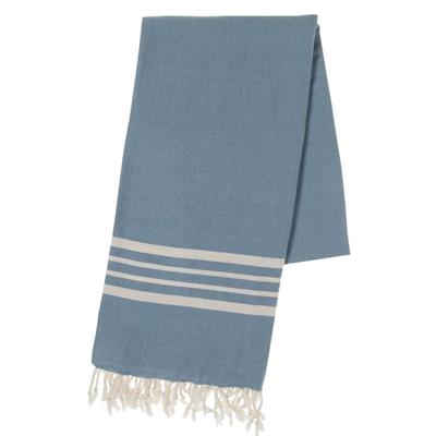 Bath & Beach Towel Krem Sultan Peshtemal Air Blue