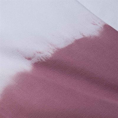 Tie Dye Peshtemal White - Dusty Rose