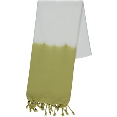 Tie Dye Peshtemal White - Green