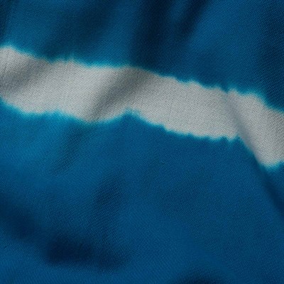 Tie Dye Peshtemal Petrol Blue