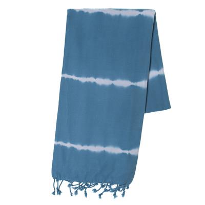 Tie Dye Peshtemal Petrol Blue