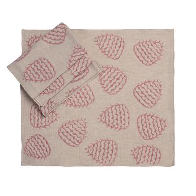 Bereket Napkin Natural - Dusty Rose