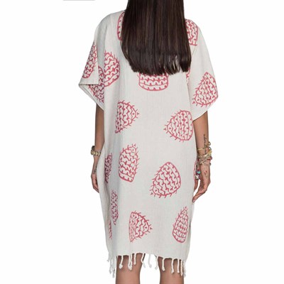 Bereket Tunic Natural - Bordeaux