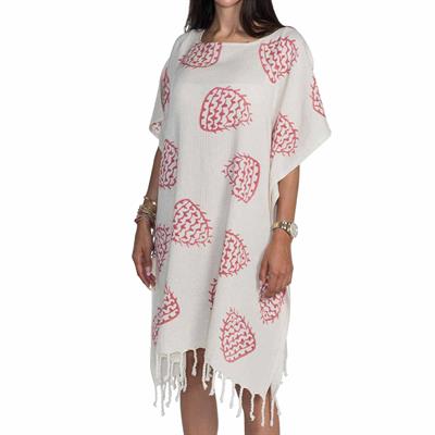 Bereket Tunic Natural - Bordeaux