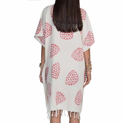 Bereket Tunic Natural - Bordeaux