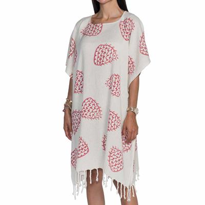 Bereket Tunic Natural - Bordeaux