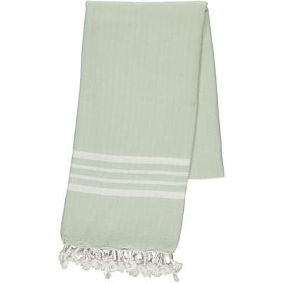 White Sultan Peshtemal Mint Green