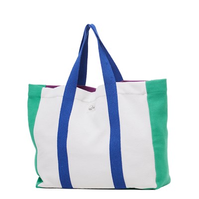 Bag 3 colors Bag Natural - Navy - Green Bee - Light Purple