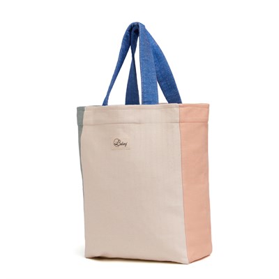Bag Bag Natural - Melon - Almond Green - Royal Blue