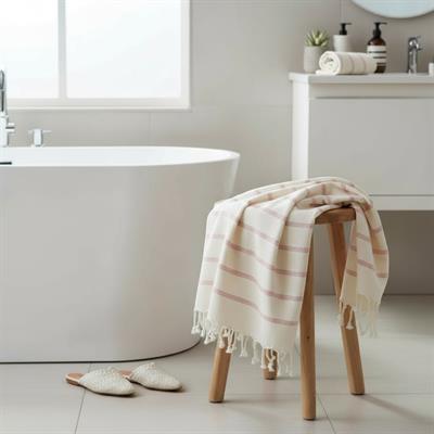 Carcar Peshtemal Natural - Red