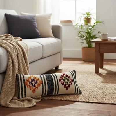 Cicim Kelim Cushion Cover Multi Color 07