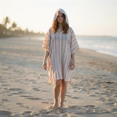 Denis With Hood Tunic Fuchsia