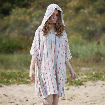 Denis With Hood Tunic Fuchsia