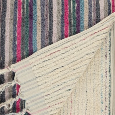 Vertically Striped Towel Multi Color 03