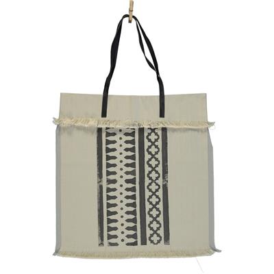 Dora Bag Natural - Dark Grey