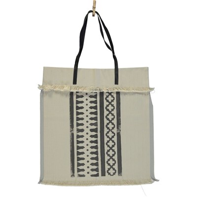 Dora Bag Natural - Dark Grey