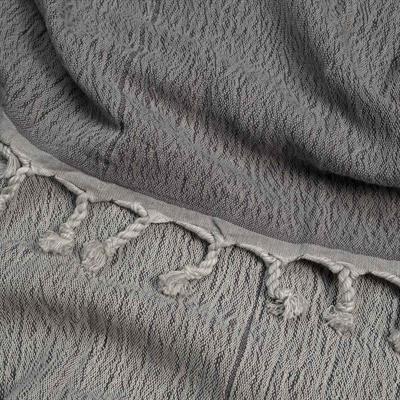 Double Peshtemal Dark Grey