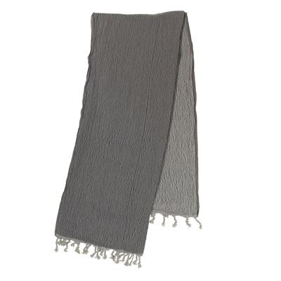 Double Peshtemal Dark Grey