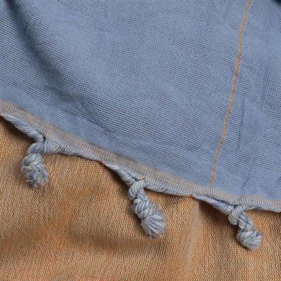 Double Peshtemal Blue - Melon