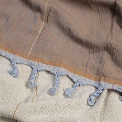 Double Peshtemal Orange - Blue